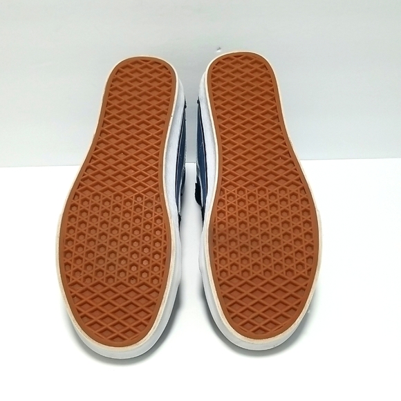 VANS Men's Worlds #1 Sk 8 High Top Canvas & Suede Shoe Size 10 Navy Blue - Picture 4 of 10